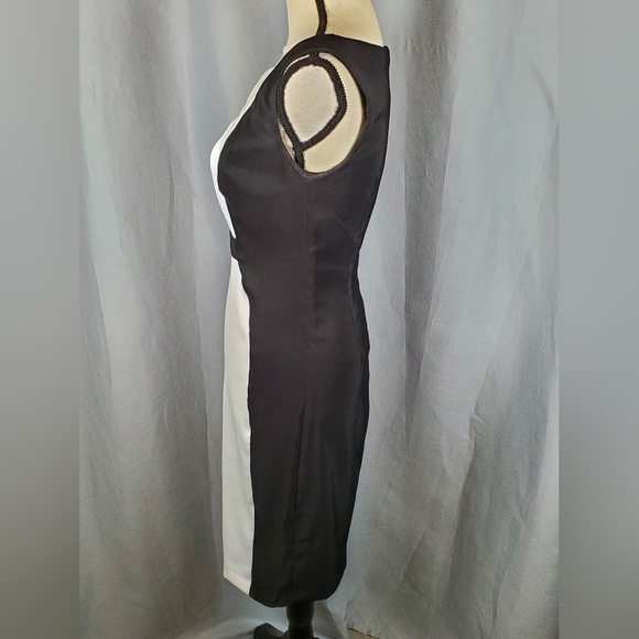 Connected Apparel dress, black and white, size 6 - Picture 2 of 6